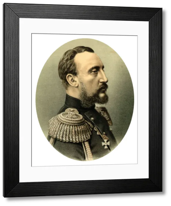 Framed Print : The Grand Duke Nicholas, 19th century. Artist: Cassell, Petter & Galpin Framed Print : The Grand Duke Nicholas, 19th century. Artist: Cassell, Petter & Galpin