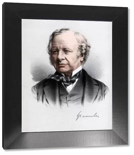 Granville Leveson-Gower, 2nd Earl Granville, British Liberal statesman, c1890. Artist: Cassell, Petter & Galpin