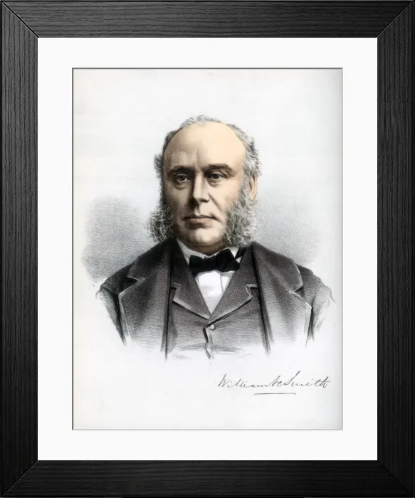 Framed Print : William Henry Smith, British politician, c1890. Artist: Cassell, Petter & Galpin Framed Print : William Henry Smith, British politician, c1890. Artist: Cassell, Petter & Galpin