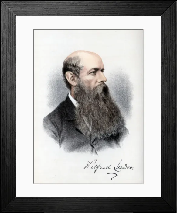 Framed Print : Sir Wilfrid Lawson, British politician and temperance campaigner, c1890. Artist: Cassell, Petter & Galpin Framed Print : Sir Wilfrid Lawson, British politician and temperance campaigner, c1890. Artist: Cassell, Petter & Galpin