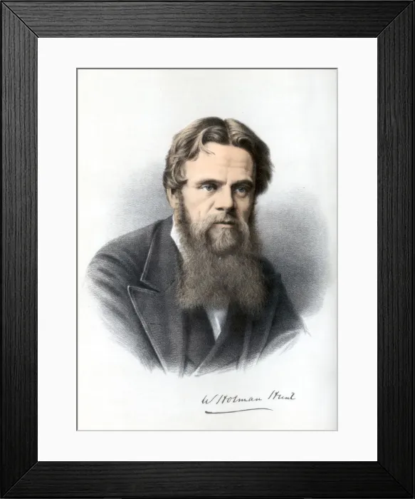 Framed Print : William Holman Hunt, British painter, c1890. Artist: Cassell, Petter & Galpin Framed Print : William Holman Hunt, British painter, c1890. Artist: Cassell, Petter & Galpin