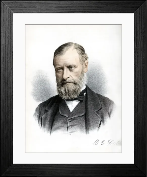 Framed Print : William Edward Forster, British Liberal politician, c1890. Artist: Cassell, Petter & Galpin Framed Print : William Edward Forster, British Liberal politician, c1890. Artist: Cassell, Petter & Galpin