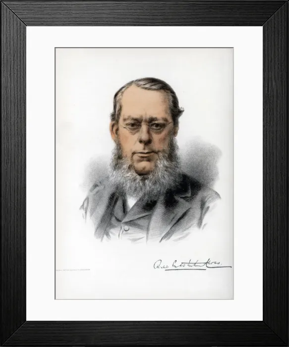 Framed Print : Richard Assheton Cross, 1st Viscount Cross, British statesman, c1890. Artist: Cassell, Petter & Galpin Framed Print : Richard Assheton Cross, 1st Viscount Cross, British statesman, c1890. Artist: Cassell, Petter & Galpin