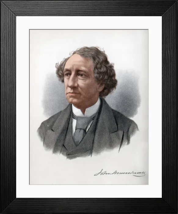 Framed Print : Sir John Alexander Macdonald, 1st Prime Minister of Canada, c1890. Artist: Cassell, Petter & Galpin Framed Print : Sir John Alexander Macdonald, 1st Prime Minister of Canada, c1890. Artist: Cassell, Petter & Galpin
