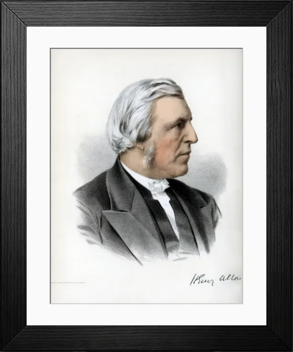 Framed Print : Henry Allon, English Nonconformist divine, c1890. Artist: Cassell, Petter & Galpin Framed Print : Henry Allon, English Nonconformist divine, c1890. Artist: Cassell, Petter & Galpin