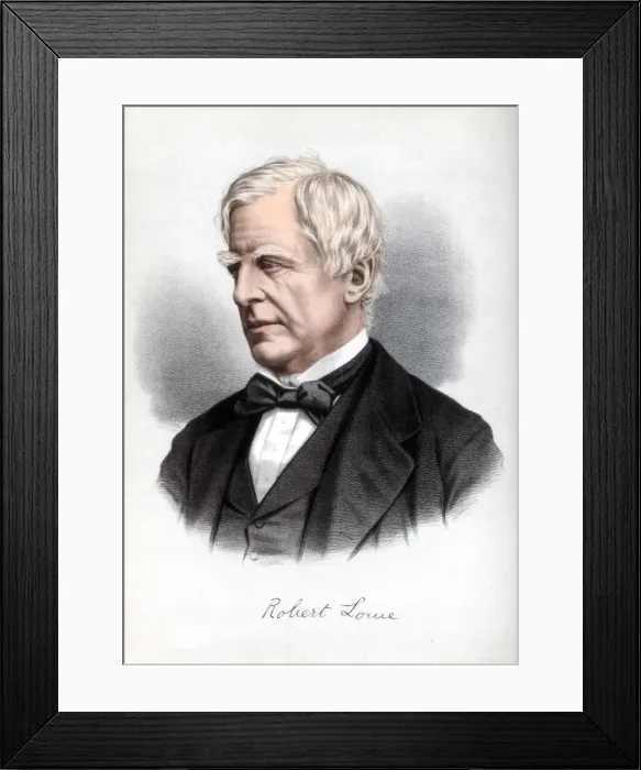 Framed Print : Robert Lowe, 1st Viscount Sherbrooke, British statesman, c1890. Artist: Cassell, Petter & Galpin Framed Print : Robert Lowe, 1st Viscount Sherbrooke, British statesman, c1890. Artist: Cassell, Petter & Galpin