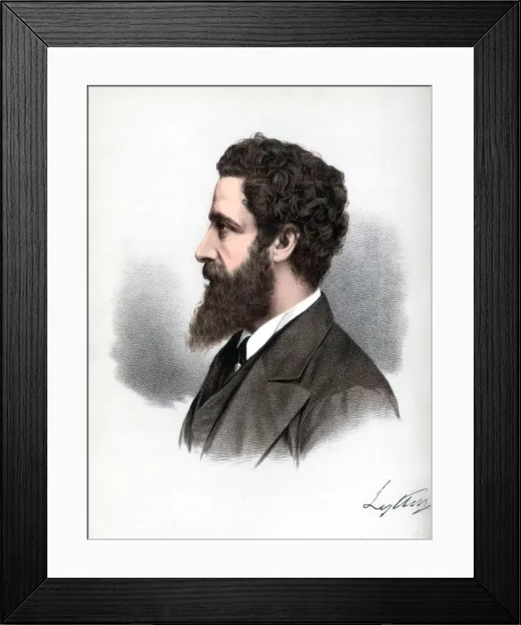 Framed Print : Robert Bulwer-Lytton, 1st Earl of Lytton, English poet and statesman, c1890. Artist: Cassell, Petter & Galpin Framed Print : Robert Bulwer-Lytton, 1st Earl of Lytton, English poet and statesman, c1890. Artist: Cassell, Petter & Galpin