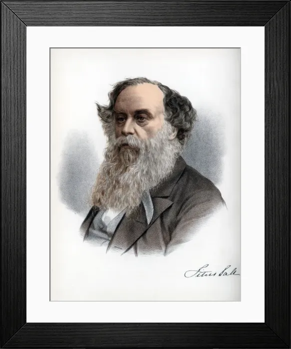 Framed Print : Titus Salt, British woolstapler and industrialist, c1890. Artist: Cassell, Petter & Galpin Framed Print : Titus Salt, British woolstapler and industrialist, c1890. Artist: Cassell, Petter & Galpin