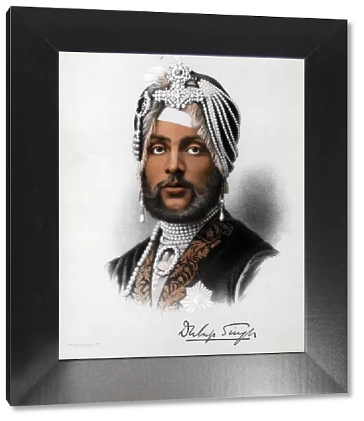 Duleep Singh, Sikh ruler, c1890. Artist: Cassell, Petter & Galpin