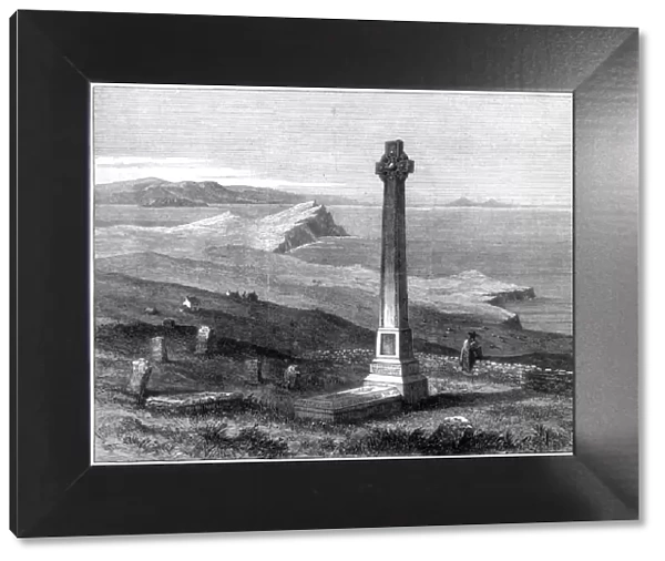 Flora Macdonalds monument, Kilmuir, Isle of Skye, Scotland, 1872