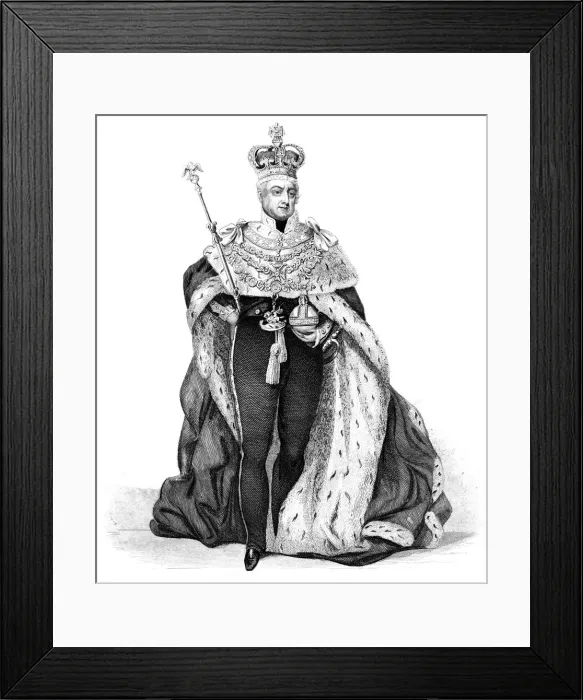 Framed Print : William IV, King of the United Kingdom, 1837 Framed Print : William IV, King of the United Kingdom, 1837