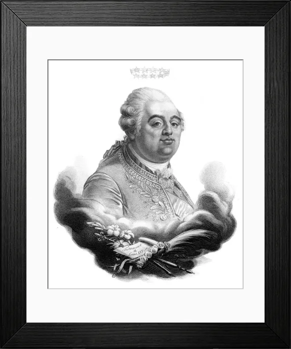 Framed Print : Louis XVI, King of France, (1816) Framed Print : Louis XVI, King of France, (1816)