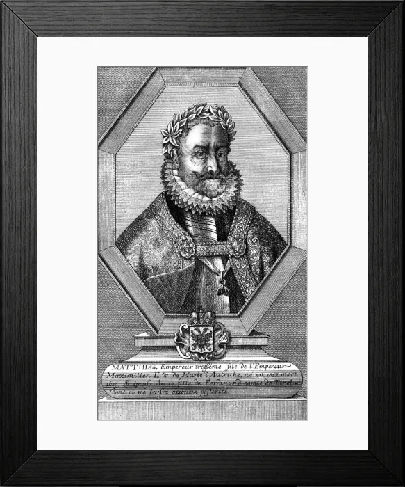 Framed Print : Matthias, Holy Roman Emperor from 1612-1619 Framed Print : Matthias, Holy Roman Emperor from 1612-1619