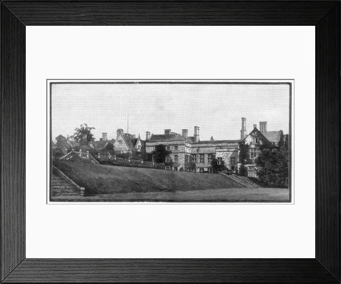 Framed Print : Newstead Abbey, Nottinghamshire, 1888 Framed Print : Newstead Abbey, Nottinghamshire, 1888