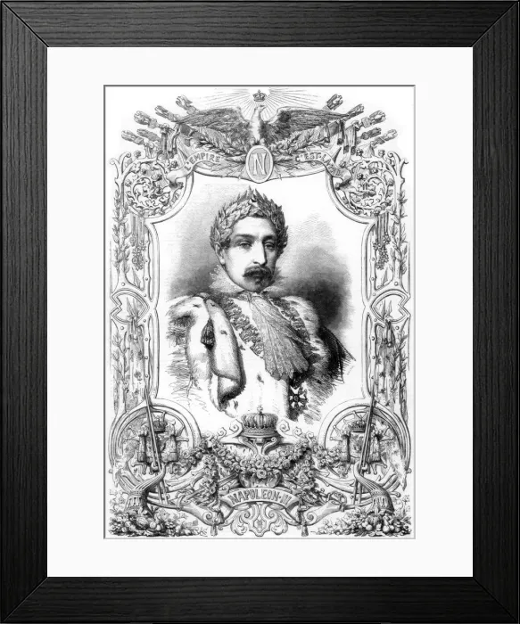 Framed Print : Napoleon III, Emperor of France, 1853 Framed Print : Napoleon III, Emperor of France, 1853