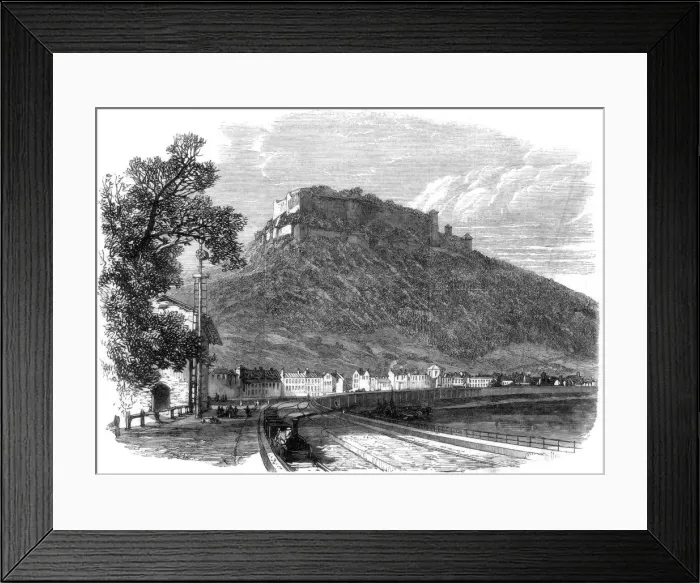 Framed Print : The Saxon fortress of Konigstein, on the River Elbe, near Dresden, Germany, 1866 Framed Print : The Saxon fortress of Konigstein, on the River Elbe, near Dresden, Germany, 1866