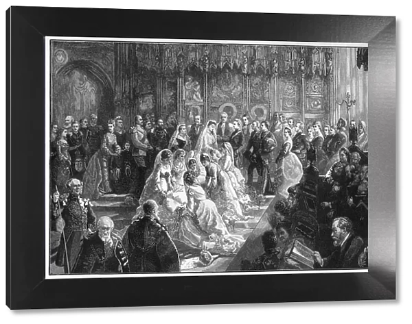 The marriage of Princess Louise, 21 March 1871, (1900). Artist: Sydney Prior Hall