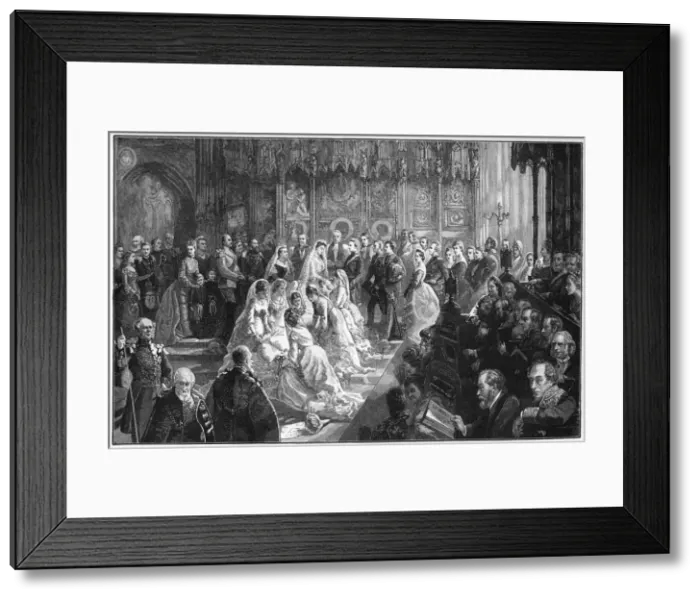 Framed Print : The marriage of Princess Louise, 21 March 1871, (1900). Artist: Sydney Prior Hall Framed Print : The marriage of Princess Louise, 21 March 1871, (1900). Artist: Sydney Prior Hall