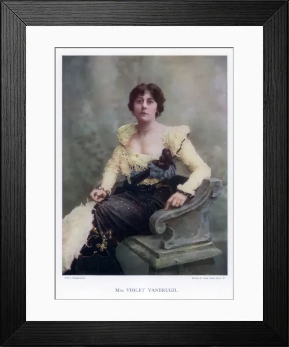 Framed Print : Violet Vanbrugh, English actress, 1901. Artist: Window & Grove Framed Print : Violet Vanbrugh, English actress, 1901. Artist: Window & Grove