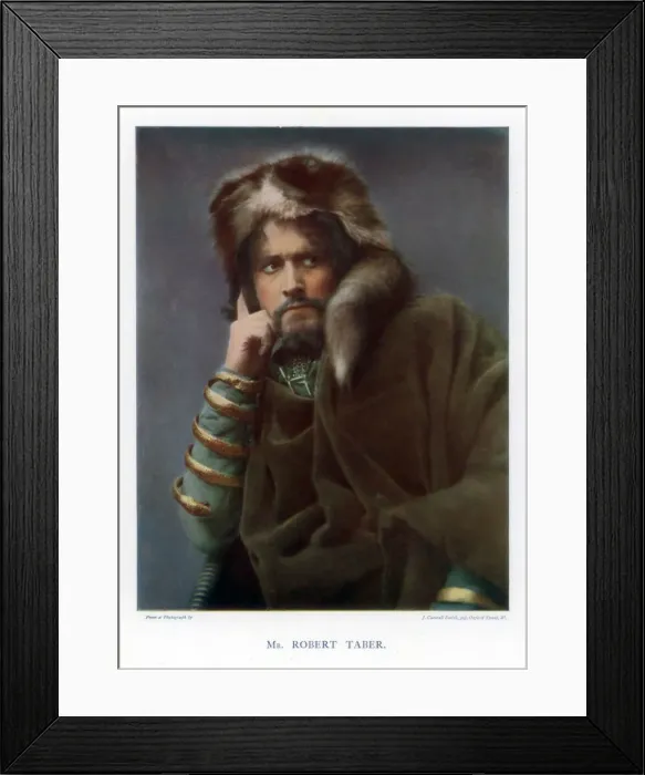 Framed Print : Robert Taber, actor, 1901. Artist: J Caswall Smith Framed Print : Robert Taber, actor, 1901. Artist: J Caswall Smith