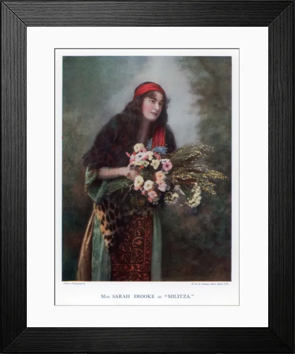 Framed Print : Sarah Brooke, British actress, 1901. Artist: W&D Downey Framed Print : Sarah Brooke, British actress, 1901. Artist: W&D Downey