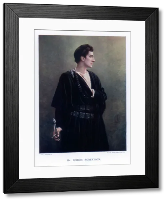 Framed Print : John Forbes-Robertson, British actor and theatre manager, 1901. Artist: W&D Downey Framed Print : John Forbes-Robertson, British actor and theatre manager, 1901. Artist: W&D Downey