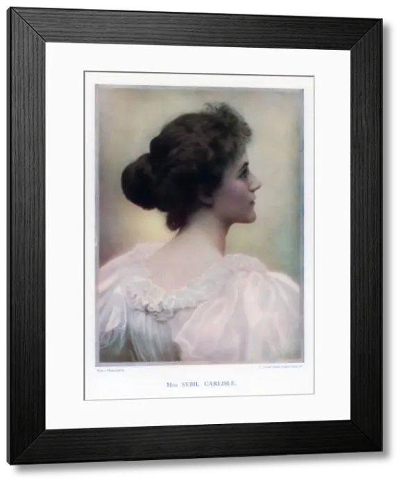 Framed Print : Sybil Carlisle, actress, 1901. Artist: J Caswall Smith Framed Print : Sybil Carlisle, actress, 1901. Artist: J Caswall Smith