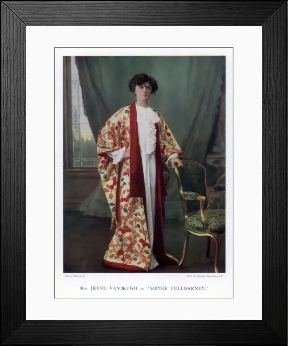 Framed Print : Dame Irene Vanbrugh, English actress, 1901. Artist: W&D Downey Framed Print : Dame Irene Vanbrugh, English actress, 1901. Artist: W&D Downey