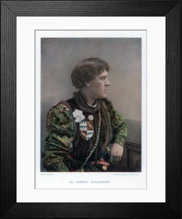 Framed Print : Sir George Alexander, English actor and theatre manager, 1901. Artist: Ellis & Walery Framed Print : Sir George Alexander, English actor and theatre manager, 1901. Artist: Ellis & Walery