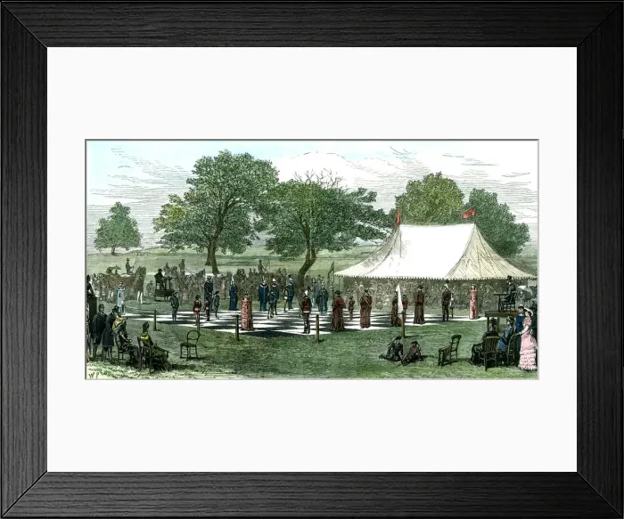 Framed Print : A Game at Chess with Living Pieces, 1882 Framed Print : A Game at Chess with Living Pieces, 1882