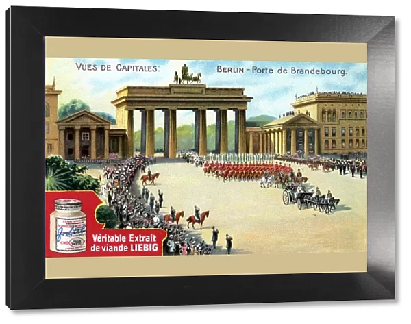 Views of Capitals: Brandenburg Gate, Berlin, c1900
