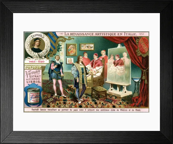 Framed Print : Renaissance Art in Italy: Raphael, (c1900) Framed Print : Renaissance Art in Italy: Raphael, (c1900)