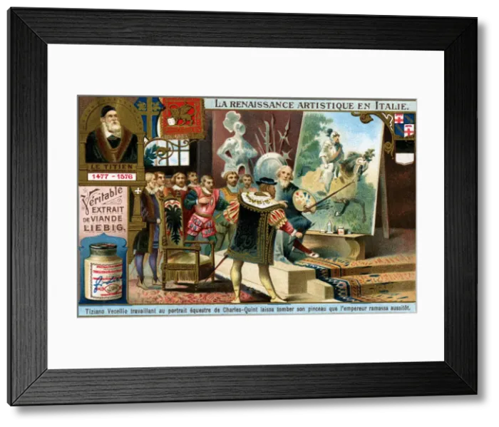 Framed Print : Renaissance Art in Italy: Titian, (c1900) Framed Print : Renaissance Art in Italy: Titian, (c1900)