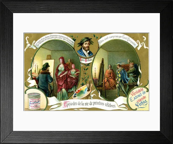 Framed Print : Episodes of the Life of Famous Painters: Hans Holbein, (c1900) Framed Print : Episodes of the Life of Famous Painters: Hans Holbein, (c1900)