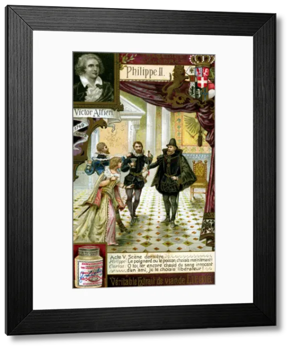 Framed Print : Philip II by Vittorio Alfieri (1749-1803), (c1900) Framed Print : Philip II by Vittorio Alfieri (1749-1803), (c1900)