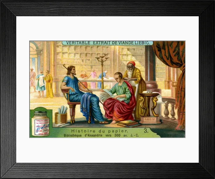 Framed Print : History of Paper: 3, c1900 Framed Print : History of Paper: 3, c1900