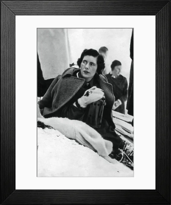 Framed Print : Diana Gordon Lennox, Canadian skier, Winter Olympic Games, Garmisch-Partenkirchen, Germany, 1936 Framed Print : Diana Gordon Lennox, Canadian skier, Winter Olympic Games, Garmisch-Partenkirchen, Germany, 1936