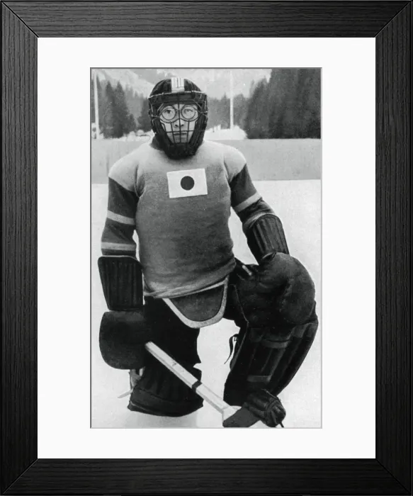 Framed Print : Teiji Homna, Japan ice hockey team, Winter Olympics, Garmisch-Partenkirchen, Germany, 1936 Framed Print : Teiji Homna, Japan ice hockey team, Winter Olympics, Garmisch-Partenkirchen, Germany, 1936