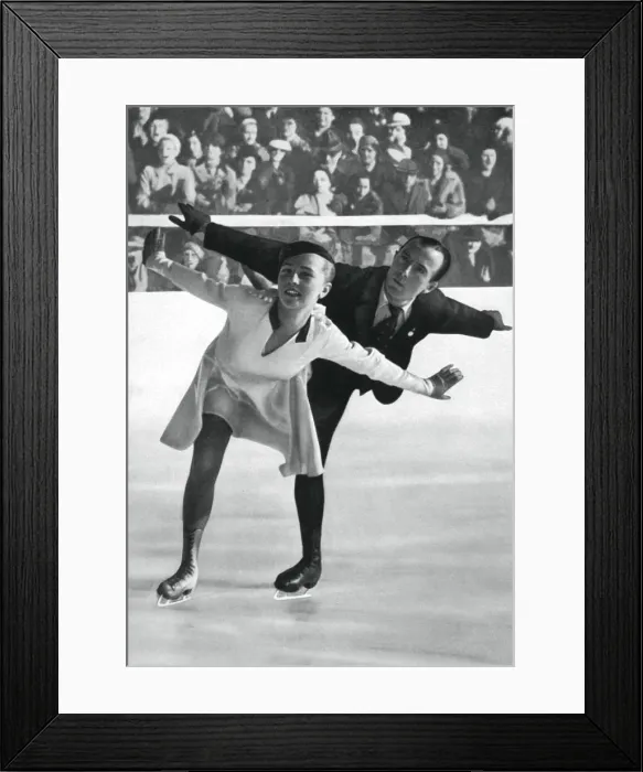 Framed Print : Pairs figure skating, Winter Olympic Games, Garmisch-Partenkirchen, Germany, 1936 Framed Print : Pairs figure skating, Winter Olympic Games, Garmisch-Partenkirchen, Germany, 1936
