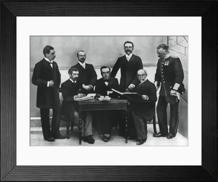 Framed Print : The organisers of the Athens Olympics, 1906, (1936) Framed Print : The organisers of the Athens Olympics, 1906, (1936)