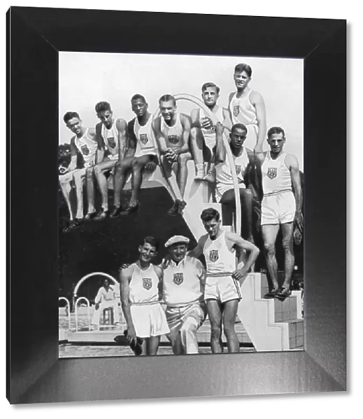 Athletes at the US Olympic Trials, 1932, (1936)