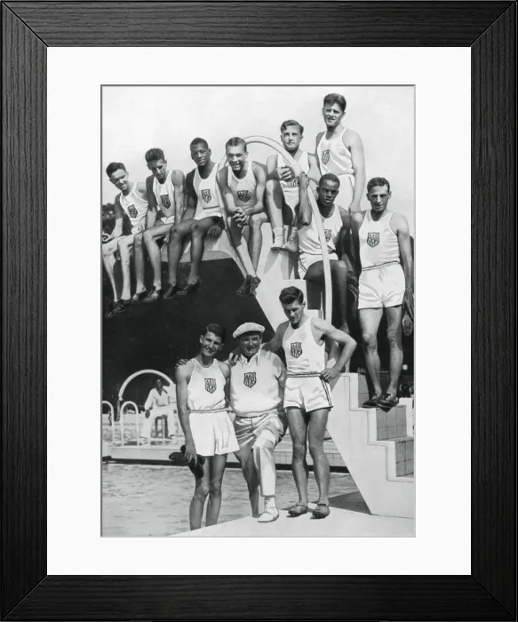 Framed Print : Athletes at the US Olympic Trials, 1932, (1936) Framed Print : Athletes at the US Olympic Trials, 1932, (1936)