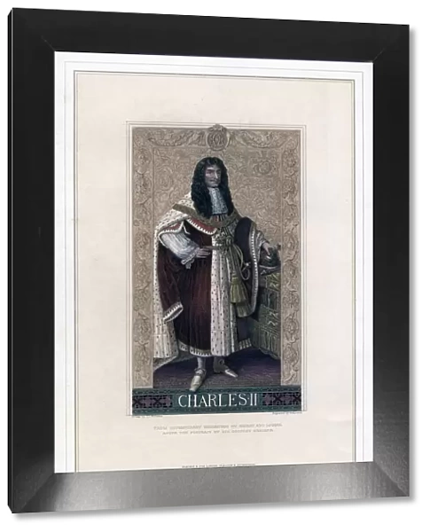 Charles II, King of England and Scotland. Artist: H Bourne