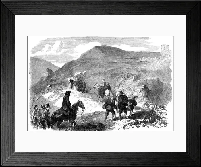 Framed Print : Florence Nightingale visiting the hut hospitals at Balaclava, 1855 Framed Print : Florence Nightingale visiting the hut hospitals at Balaclava, 1855