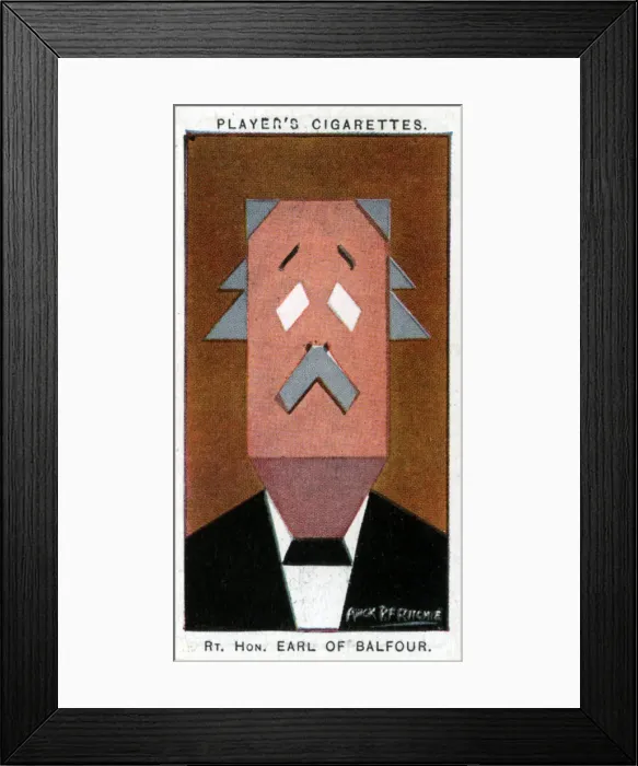 Framed Print : Arthur James Balfour, 1st Earl of Balfour, 1926. Artist: Alick P F Ritchie Framed Print : Arthur James Balfour, 1st Earl of Balfour, 1926. Artist: Alick P F Ritchie