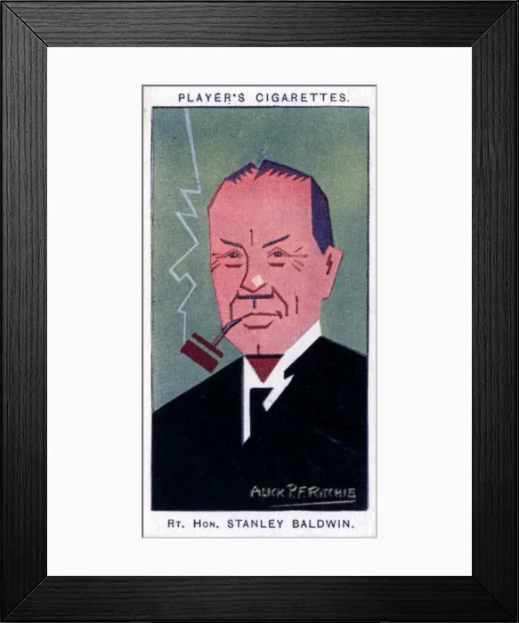 Framed Print : Stanley Baldwin, 1st Earl Baldwin, British Prime Minister, 1926. Artist: Alick P F Ritchie Framed Print : Stanley Baldwin, 1st Earl Baldwin, British Prime Minister, 1926. Artist: Alick P F Ritchie