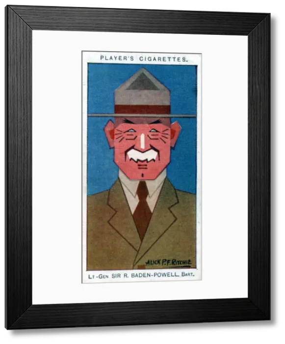 Framed Print : Robert Baden-Powell, 1st Baron Baden-Powell, 1926. Artist: Alick P F Ritchie Framed Print : Robert Baden-Powell, 1st Baron Baden-Powell, 1926. Artist: Alick P F Ritchie