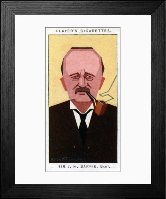 Framed Print : Sir James Matthew Barrie, author of Peter Pan, 1926. Artist: Alick P F Ritchie Framed Print : Sir James Matthew Barrie, author of Peter Pan, 1926. Artist: Alick P F Ritchie