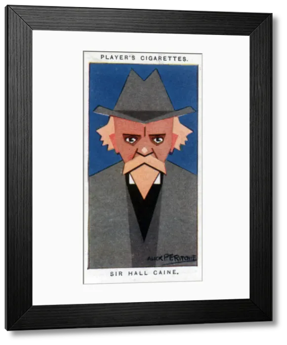 Framed Print : Sir Hall Caine, British novelist, 1926. Artist: Alick P F Ritchie Framed Print : Sir Hall Caine, British novelist, 1926. Artist: Alick P F Ritchie
