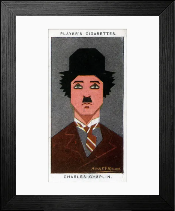 Framed Print : Charlie Chaplin, British film actor and director, 1926. Artist: Alick P F Ritchie Framed Print : Charlie Chaplin, British film actor and director, 1926. Artist: Alick P F Ritchie